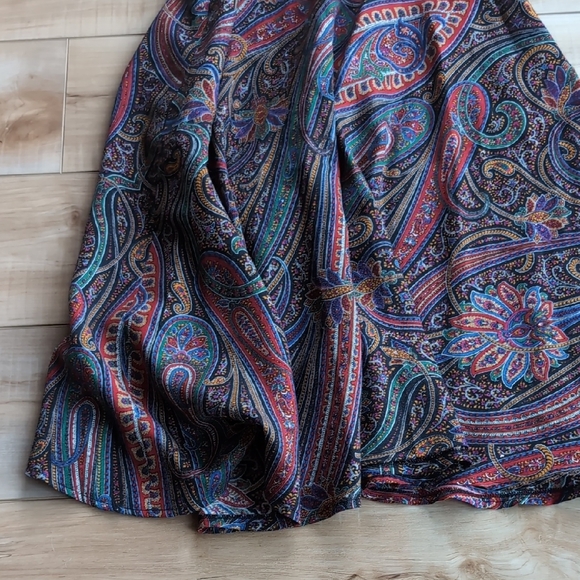 Ralph Lauren Paisley Patterned Women's Skirt - Picture 8 of 9